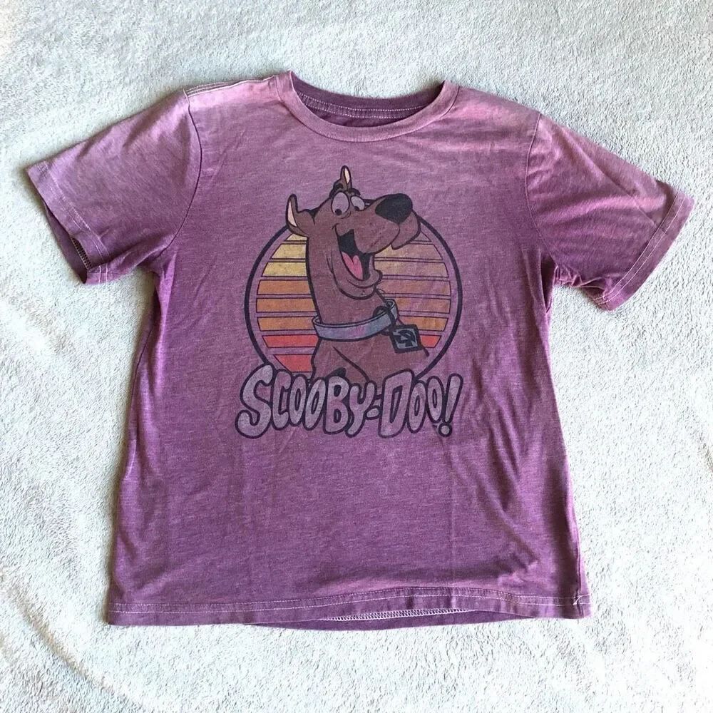 Scooby Doo Purple Vintage Inspired Kids Graphic T-Shirt